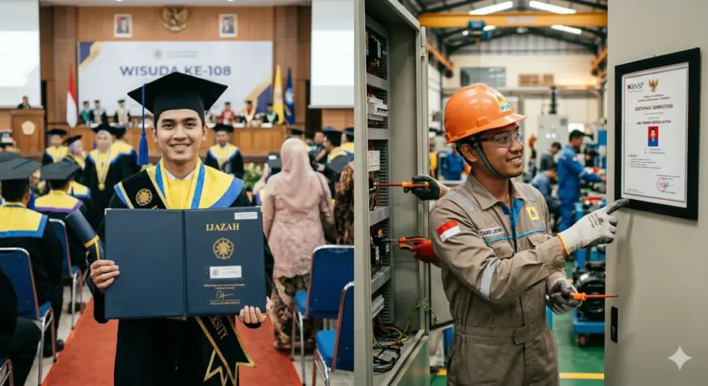 Perbedaan Ijazah dan Sertifikat Kompetensi: Bukti Kinerja